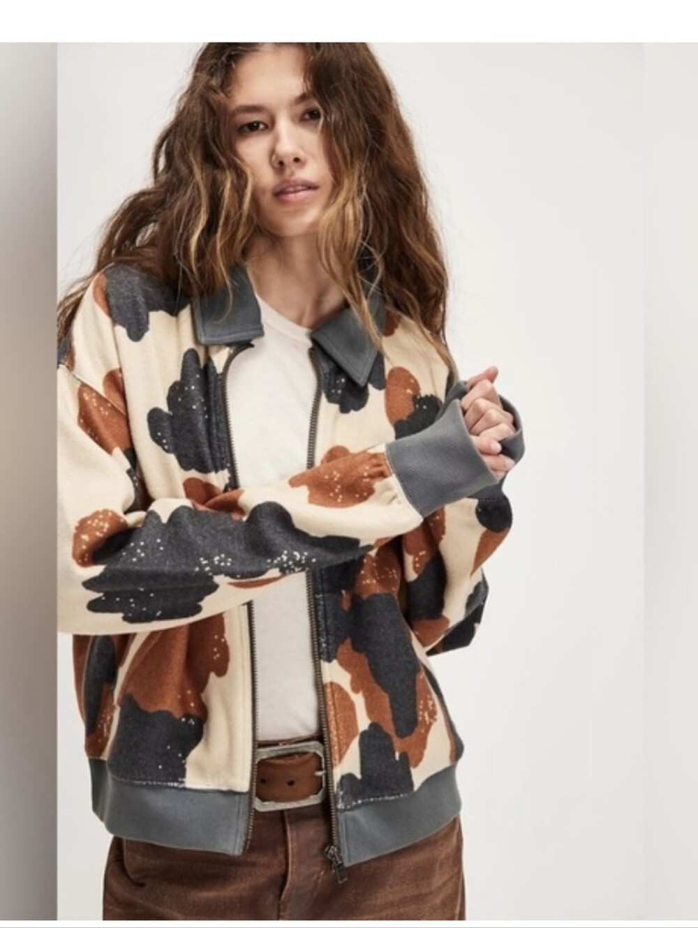 Free people Cabin Zip Cardigan